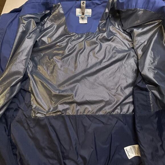 Columbia women's interchange omni tech omni heat removable hood shell jacket L - Picture 10 of 13